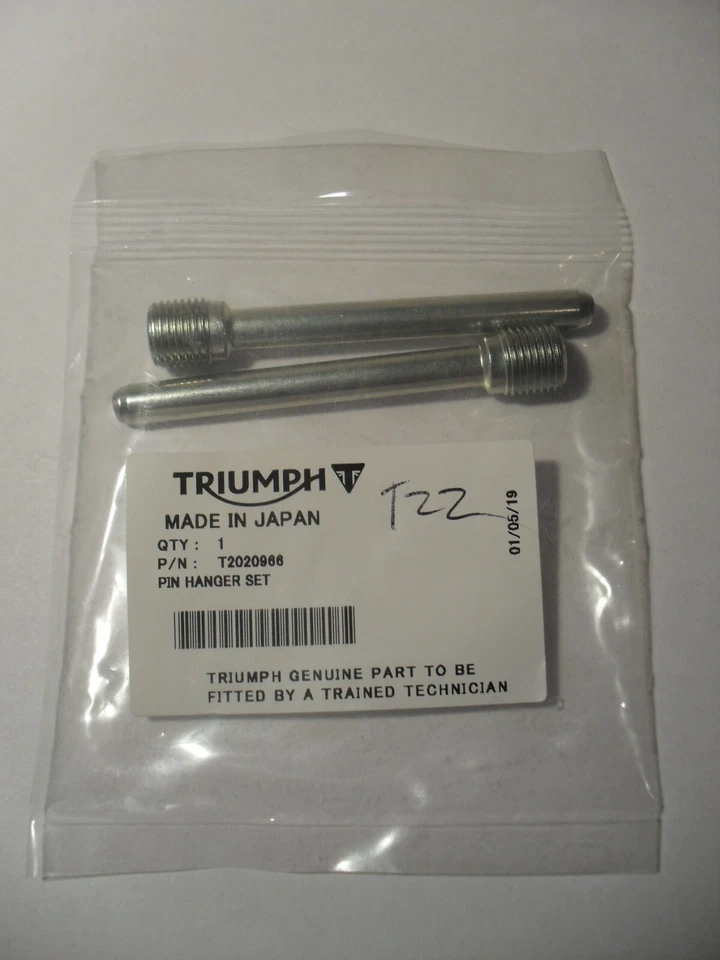 JUEGO DE PINES DE FRENO TROFEO TRIUMPH BONNEVILLE VELOCIDAD TRIPLE TIGRE SPRINT GENUINO Foto 1 de 1