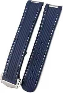 20mm Premium Rubber Watch Strap for Omega Seamaster 300 / AT150 Aqua Terra - Picture 1 of 3