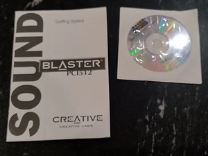 Creative Labs SoundBlaster PCI 512 Driver CD and Instillation Manual - Picture 1 of 1