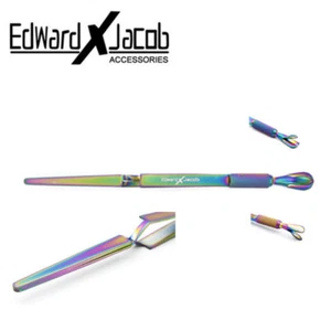 Eyebrow Hair Remover with Nail Pusher Gouage Universal Multi Color Tweezer CE - Picture 1 of 6