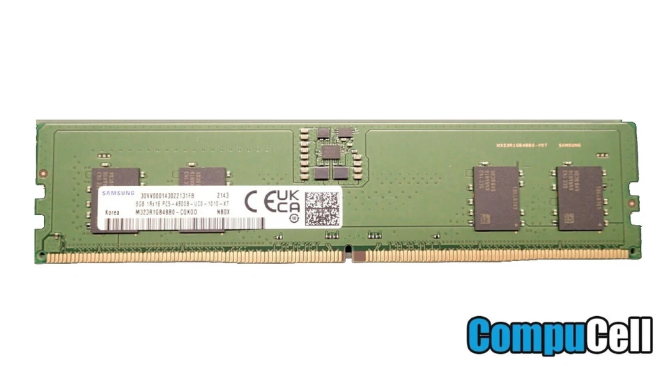 SAMSUNG 8GB DDR5 PC5-4800 UDIMM Desktop RAM Module M323R1GB4BB0-CQKOD