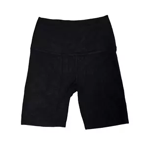 Beyond Yoga L45824 Womens Black Supplex High Waisted Biker Shorts Size M - Picture 1 of 4