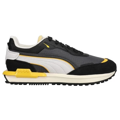 Zapatillas informales PUMA City Rider eléctricas con cordones jóvenes niños grises 382667-0 Foto 1 de 4