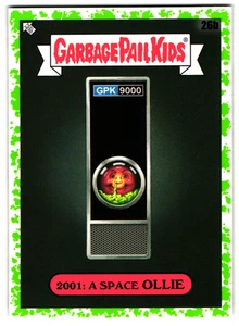 2001: A Space Ollie GPK 2023 Garbage Pail Kids Space Odyssey Parody Card Green - Bild 1 von 2