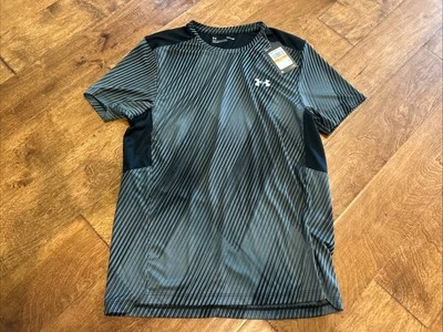 Under Armour Speed Stride 2.0 TEE 灰色/黑色 S 码 全新 — 第 1/4 张图片