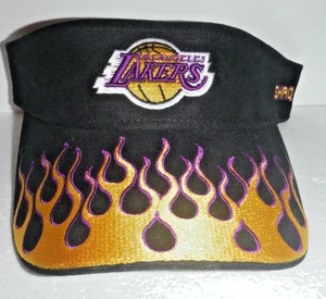 De colección LA NBA Los Angeles Lakers Visera Gorra Sombrero Shaq 34 Llamas Nuevo con Etiquetas - Imagen 1 de 5