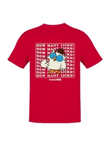 Officially Licensed Tootsie Roll Tootsie Pops Owl Design Men's T-shirt - Picture 1 of 6