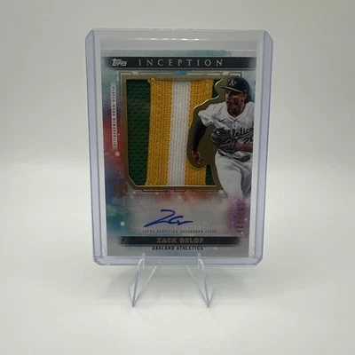 2024 Topps Inception Zack Gelof Auto Jumbo Patch Cards RC #30/125 Athletics - Image 1 of 2