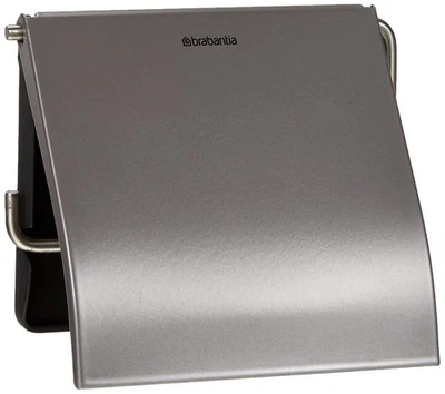 Renovar soporte de rollo (platino) uso para zurdos y diestros, instalación de taladro/sin taladro,... Foto 1 de 4