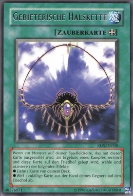 YuGiOh Gebieterische Halskette (V.1) RDS-DE040 Rare NM 1st - Bild 1 von 2