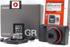 ⏯[175 scatti top come nuovo] Ricoh Gr III 24,2MP nero Bluetooth wireless LAN con 128 GB - Foto 1 di 14