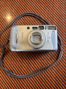 Canon Sure Shot 130u analoge Kompaktkamera 35 mm funktioniert Knopfbruch - Bild 1 von 4