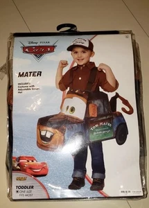 Cars Toddler Mater Ride-Along Costume | Officially TODDLER ONE SIZE FITS MOST - Picture 1 of 6