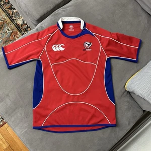 Canterbury Of New Zealand Herren M Rot Blau USA Rugby Trikot - Bild 1 von 7