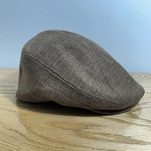 Gorra Plana The Peaky Dudley Para Hombre Mediana Marrón Newsboy Lona Cabbie Derby - Imagen 1 de 11