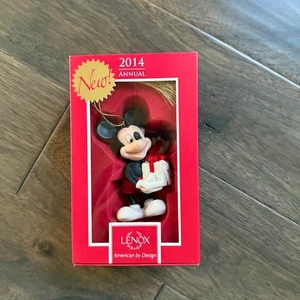 NWT Lenox Disney 2014 Annual Merry Little Mouse Mickey Ornament New in Box - Picture 1 of 4
