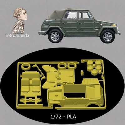 Kit maqueta para montar y pintar - Vehículo militar - Volkswagen Thing  - 1/72 - Immagine 1 di 2
