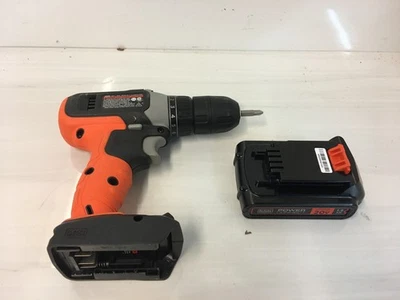 Taladro/destornillador inalámbrico BLACK+DECKER BCD702 20V MAX con batería de litio de 1,5 Ah Foto 1 de 4