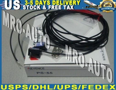 1PC New Keyence PS-55 Photoelectric Sensor PS55 In Box US Free TAX - Image 1 of 2