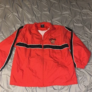 Vintage UMD Terrapins NCAA by KA inc Full Zip Windbreaker Jacket Men's Size XL - Picture 1 of 11