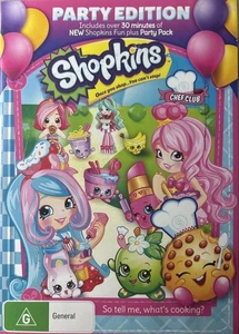 DVD NEW: Shopkins | Party Edition - 2017 Children’s Animation, Regions 2 & 4 - Picture 1 of 2
