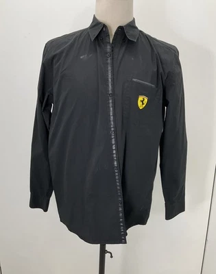 Ferrari Black & Multi Chest Pocket Long Sleeve Button-Down Shirt L - Image 1 of 4