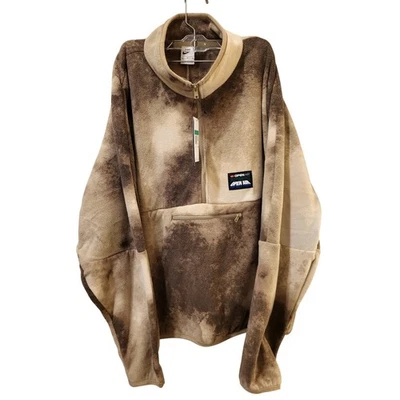 Nike Open Air Marrón Tie Dye Polar Pullover Chaqueta Talla Grande Para Hombres XL Foto 1 de 4