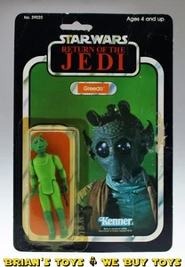 Vintage Kenner Star Wars Carded ROTJ Greedo Action Figure C3Y *See Notes - Picture 1 of 5