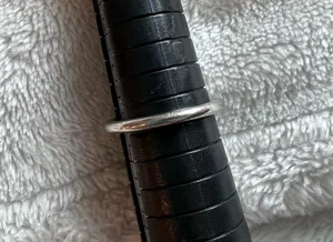 Pandora ALE Sterling Silver Softly Spoken Band Size 56 7.5 Simple Ring C7 - Picture 1 of 10
