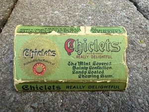 Early Chiclets Chewing Gum Box....Sen Sen Gum Co. - Picture 1 of 3