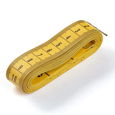 120'' /3M Tailor Seamstress Cloth Body Ruler Tape Measure Sewing Cloth Yellow - Image 1 of 4