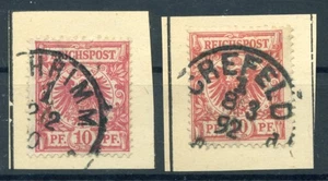 867990) DR 2 Werte Nr. 47 gestempelt, Farbtöne - Bild 1 von 1