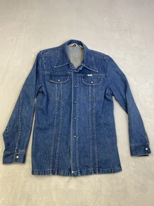Chaqueta de Colección Do Nothing By Sedgefield Para Hombre Mediana Azul Chaqueta Denim Años 80 EE. UU. - Imagen 1 de 9