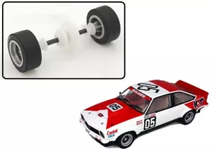 Scalextric W11354 Rear Wheels Tyres Axle Gear For C4050W 1979 Holden A9X Torana - Picture 1 of 3