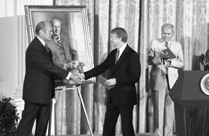 Präsident Jimmy Carter und Gerald Ford Foto 5x7 - Bild 1 von 1