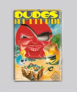 Dudes with Attitude NES - 2"x3" Fridge MAGNET (nintendo retro game - Picture 1 of 3