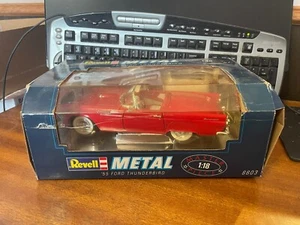 Revell Metal 1/18 Scale No.8803 '55 Ford Thunderbird - Red - Boxed - Picture 1 of 7