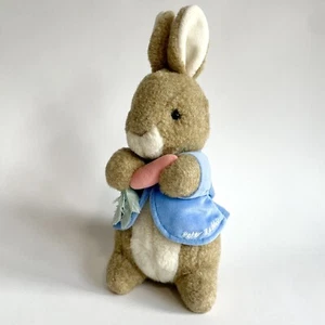 Peter Rabbit Bunny Eden Blue Coat Carrot 12" Beautiful HTF Easter Nursery - Picture 1 of 11