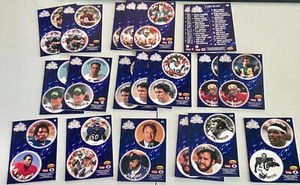 1994 Ted Williams Card Co. Roger Staubach's NFL Football POGS 20 cards 36 POGS