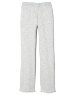 Pantalón deportivo de lana French Toast para niñas, gris jaspeado, 4 niñas pequeñas Foto 1 de 2