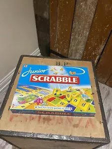 Mattel Junior Scrabble Board Game Educational Games Family Games Crossword - Picture 1 of 17
