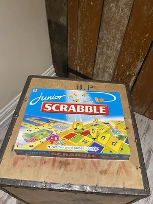 Mattel Junior Scrabble Board Game Educational Games Family Games Crossword - Image 1 of 4