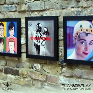 Blur Play & Display Flip Frame - LP record frame - Black Multipack