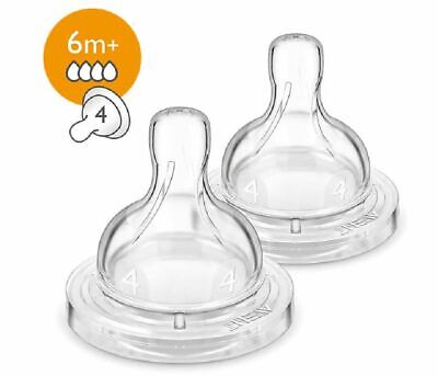 Avent With Anti Colic Valve Fast Flow Teats- 2 Pack • 8.76$