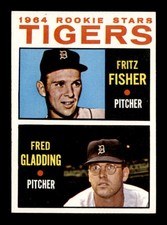 1964 Topps #312 Fritz Fisher/Fred Gladding Rookie Stars NM/NM+ X2801572
