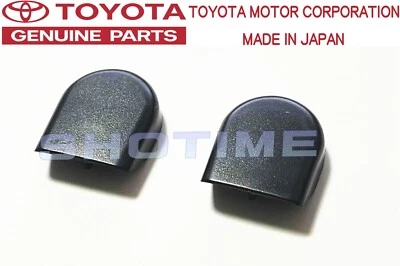 TOYOTA 89-92 MR2 SW20 SW21 Front Windshield Wiper Arm Nut Cover Set OEM - Image 1 of 2