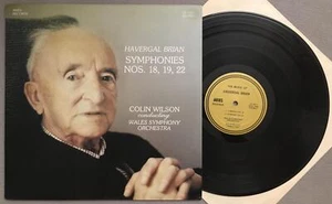 Q716 Brian Symphonies No.18 & No.19 & No.22 Wilson Aries Records LP-1611 Stereo - Picture 1 of 3