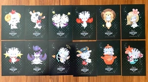 Juego exclusivo de postales del zodiaco Chirithy de Kingdom Hearts Orchestra World of Tres JP - Imagen 1 de 5