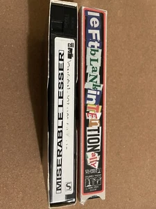 TWO EXPERIMENTAL VHS CASSETTE TAPES PLAYER HORROR COMEDY PSYCH ACT FLUXU LOT SET - Picture 1 of 6