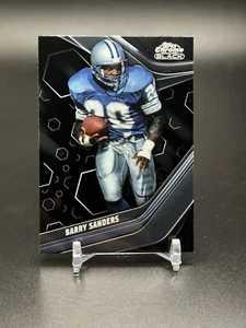 2023 Topps Composite Barry Sanders Black Chrome Detroit Lions - Picture 1 of 2